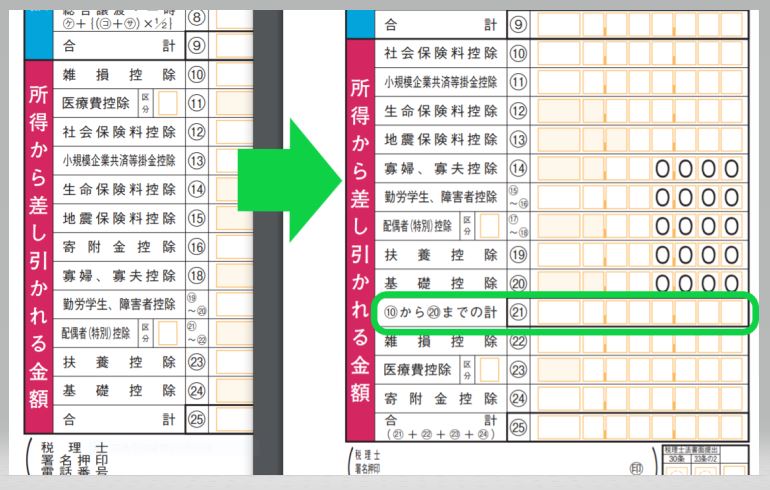 B 確定 申告 書